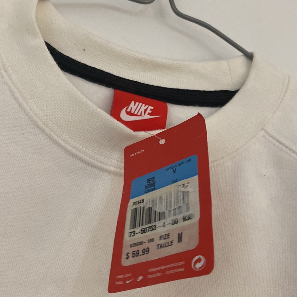 Men white Nike sweatshirt - Picture 2 of 3